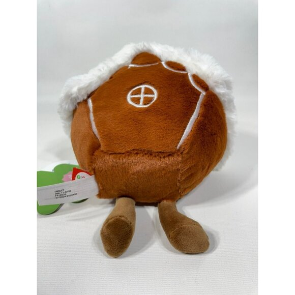 Gigglescape 6" Gingerbread House Soft Plush Toy Brown - Picture 8 of 12